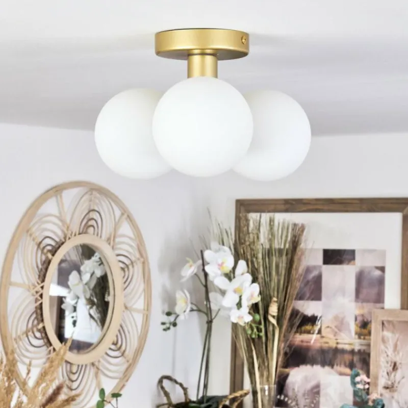 hofstein Plafonnier Cebola Or, 3 lumières