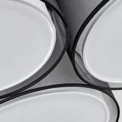 Lampes En Tissu-hofstein Plafonnier Cerdedo Blanc, 3 lumières