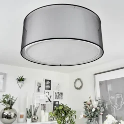 Lampes En Tissu-hofstein Plafonnier Cerdedo Blanc, 3 lumières