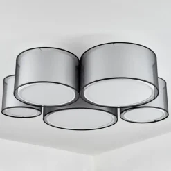 Lampes En Tissu-hofstein Plafonnier Cerdedo Blanc, 5 lumières