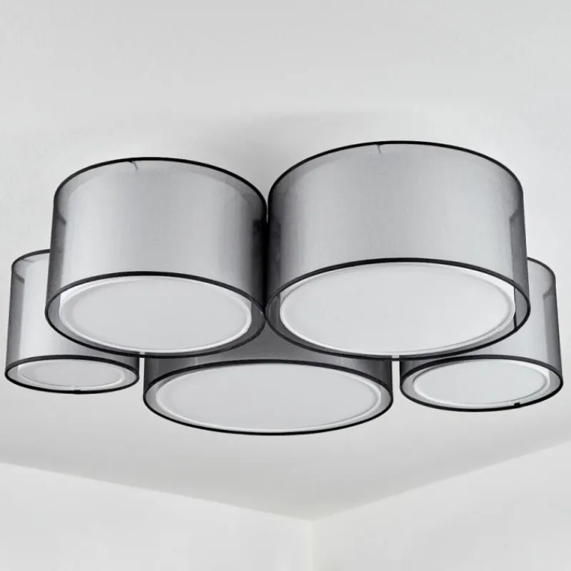 Lampes En Tissu-hofstein Plafonnier Cerdedo Blanc, 5 lumières