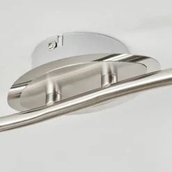 hofstein Plafonnier Chapod LED Chrome, Nickel mat, 6 lumières