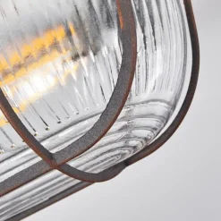 hofstein Plafonnier Chaquire Brun, Rouille, 1 lumière