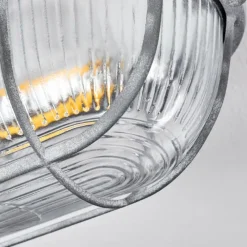 hofstein Plafonnier Chaquire Gris, 1 lumière