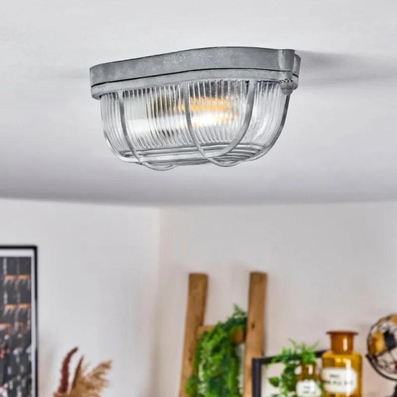 hofstein Plafonnier Chaquire Gris, 1 lumière