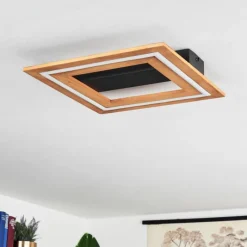 hofstein Plafonnier Charentay LED Noir, 1 lumière* Éclairage Led