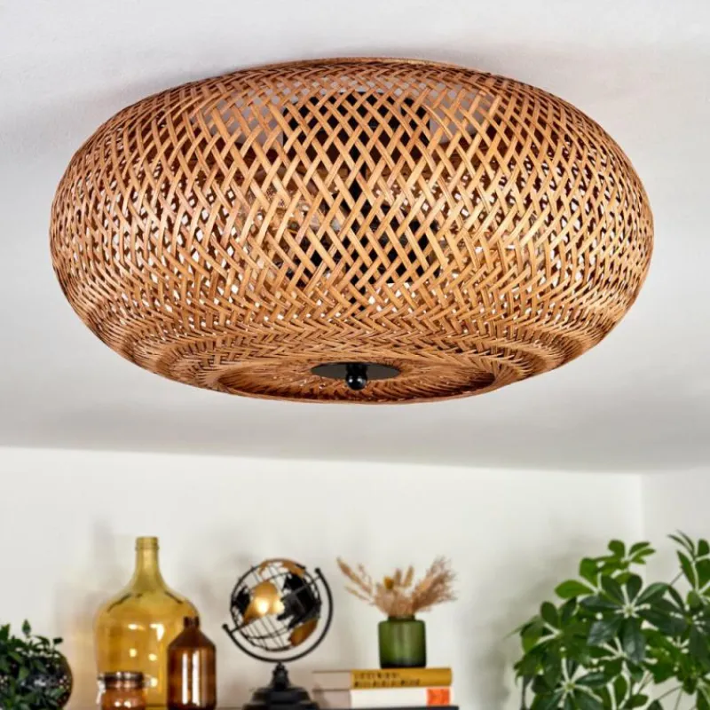 Luminaires Scandinaves-hofstein Plafonnier 40 cm Bauro Noir, 3 lumières