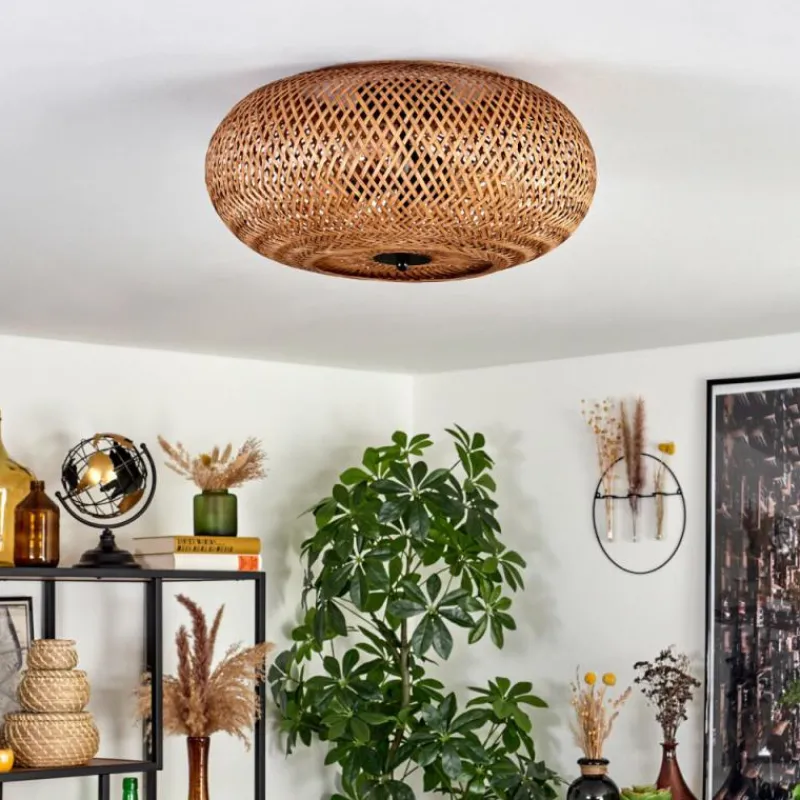 Luminaires Scandinaves-hofstein Plafonnier 40 cm Bauro Noir, 3 lumières