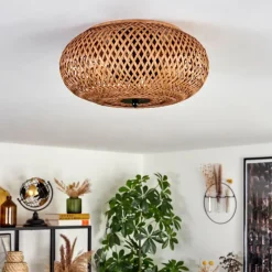 Luminaires Scandinaves-hofstein Plafonnier 30 cm Bauro Noir, 2 lumières