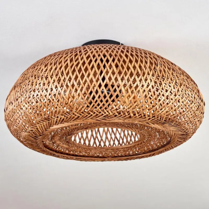 Luminaires Scandinaves-hofstein Plafonnier 50 cm Bauro Noir, 2 lumières