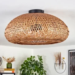 Luminaires Scandinaves-hofstein Plafonnier 50 cm Bauro Noir, 2 lumières