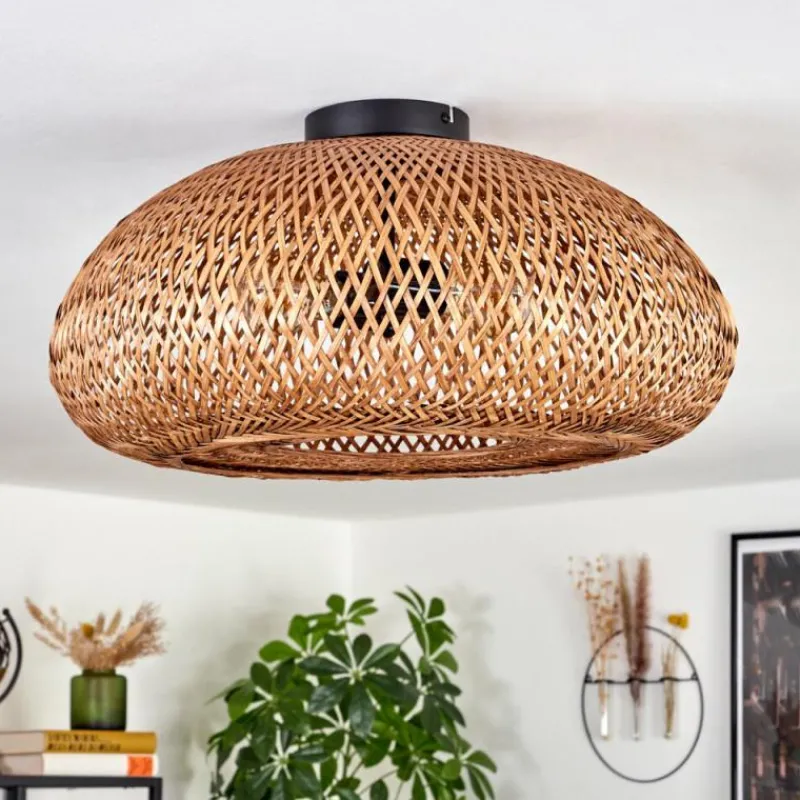 Luminaires Scandinaves-hofstein Plafonnier 50 cm Bauro Noir, 2 lumières