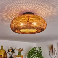 Luminaires Scandinaves-hofstein Plafonnier 40 cm Bauro Noir, 2 lumières