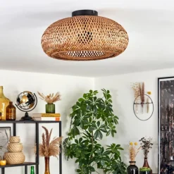 Luminaires Scandinaves-hofstein Plafonnier 40 cm Bauro Noir, 2 lumières