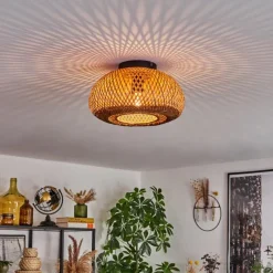 Luminaires Scandinaves-hofstein Plafonnier 30 cm Bauro Noir, 1 lumière