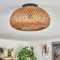 Luminaires Scandinaves-hofstein Plafonnier 30 cm Bauro Noir, 1 lumière