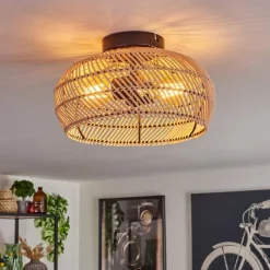 Luminaires Scandinaves-hofstein Plafonnier 30 cm Brandala Noir, 2 lumières