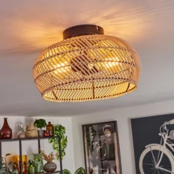 Luminaires Scandinaves-hofstein Plafonnier 30 cm Brandala Noir, 2 lumières