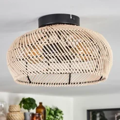 Luminaires Scandinaves-hofstein Plafonnier 30 cm Brandala Noir, 2 lumières