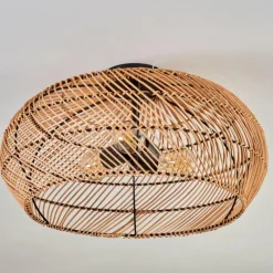 Luminaires Scandinaves-hofstein Plafonnier 50 cm Brandala Noir, 3 lumières