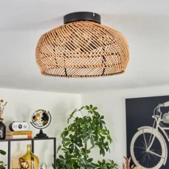 hofstein Plafonnier 30 cm Brandala Noir, 2 lumières