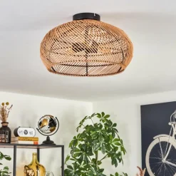 Luminaires Scandinaves-hofstein Plafonnier 40 cm Brandala Noir, 3 lumières