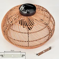 Luminaires Scandinaves-hofstein Plafonnier 40 cm Brandala Noir, 3 lumières