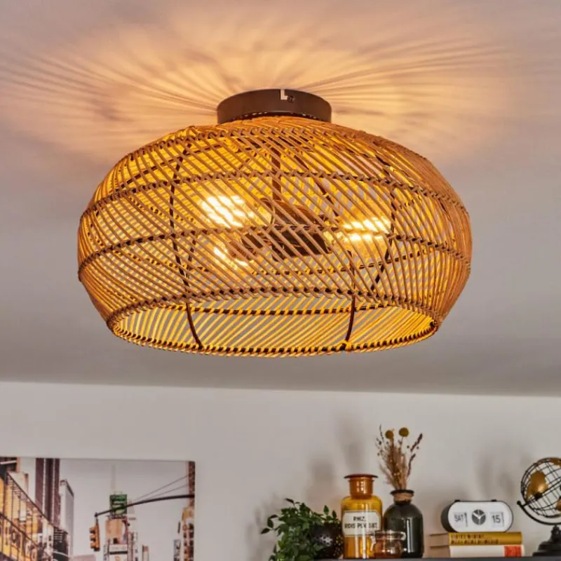 Luminaires Scandinaves-hofstein Plafonnier 40 cm Brandala Noir, 3 lumières