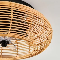 hofstein Plafonnier 50 cm Mulstrand Noir, 4 lumières