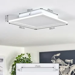 hofstein Plafonnier 30 cm Valmanya LED Blanc, 1 lumière