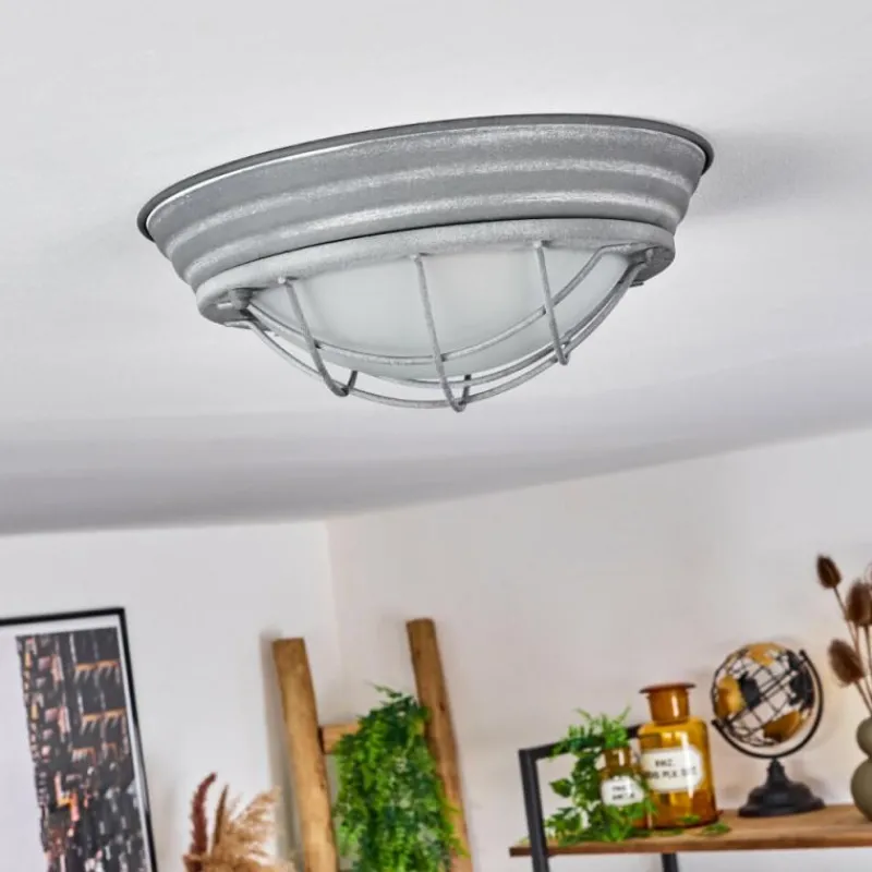 hofstein Plafonnier Coltauco Gris, 1 lumière