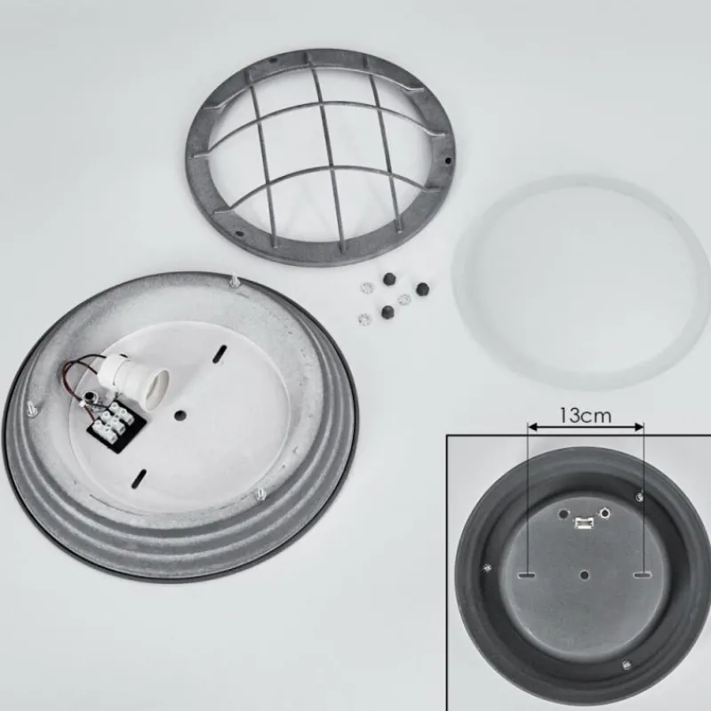 hofstein Plafonnier Coltauco Gris, 1 lumière