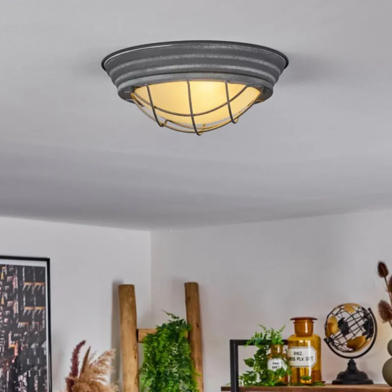 hofstein Plafonnier Coltauco Gris, 1 lumière