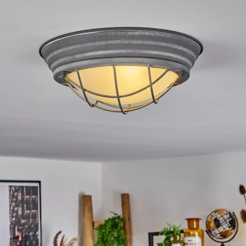 hofstein Plafonnier Coltauco Gris, 1 lumière