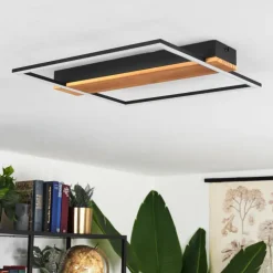 hofstein Plafonnier Courceaux LED Écru, Noir, 1 lumière