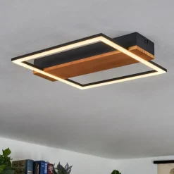 hofstein Plafonnier Courceaux LED Écru, Noir, 1 lumière