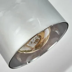 Luminaires Scandinaves-hofstein Plafonnier Covelas Écru, Noir, 4 lumières