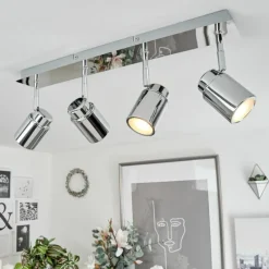 hofstein Plafonnier Douarnenez Chrome, 4 lumières