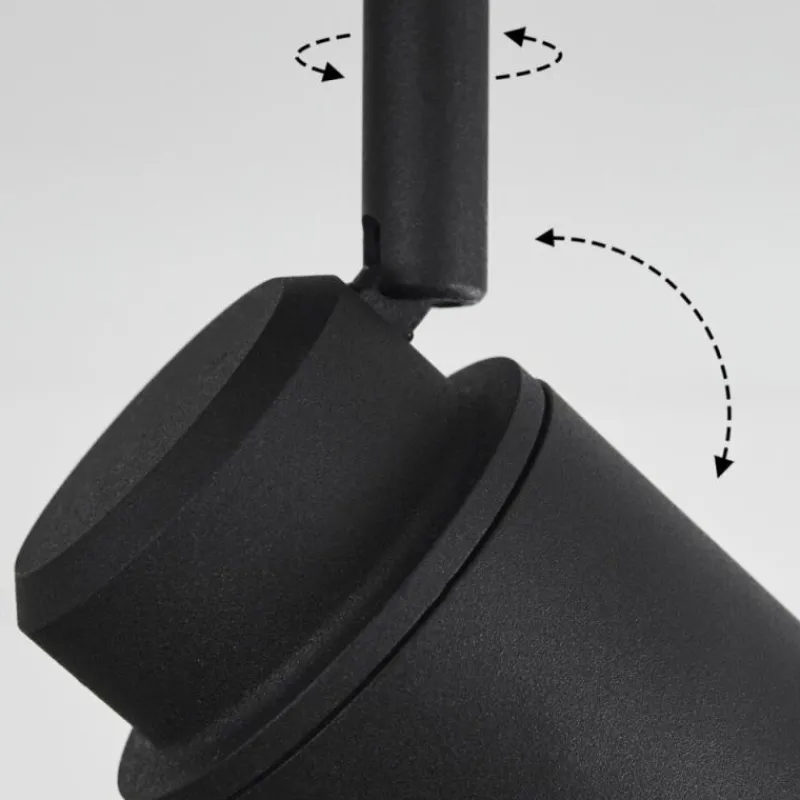 hofstein Plafonnier Douarnenez Noir, 3 lumières