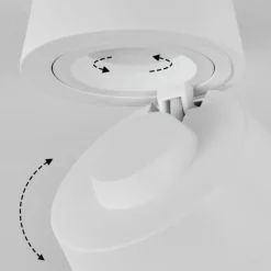 hofstein Plafonnier Especiosa Blanc, 1 lumière