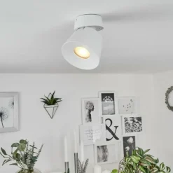 hofstein Plafonnier Especiosa Blanc, 1 lumière