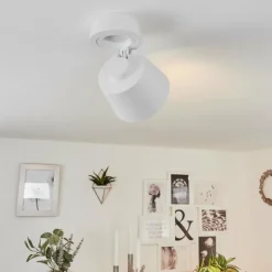 hofstein Plafonnier Especiosa Blanc, 1 lumière