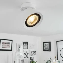 hofstein Plafonnier Especiosa Blanc, 1 lumière