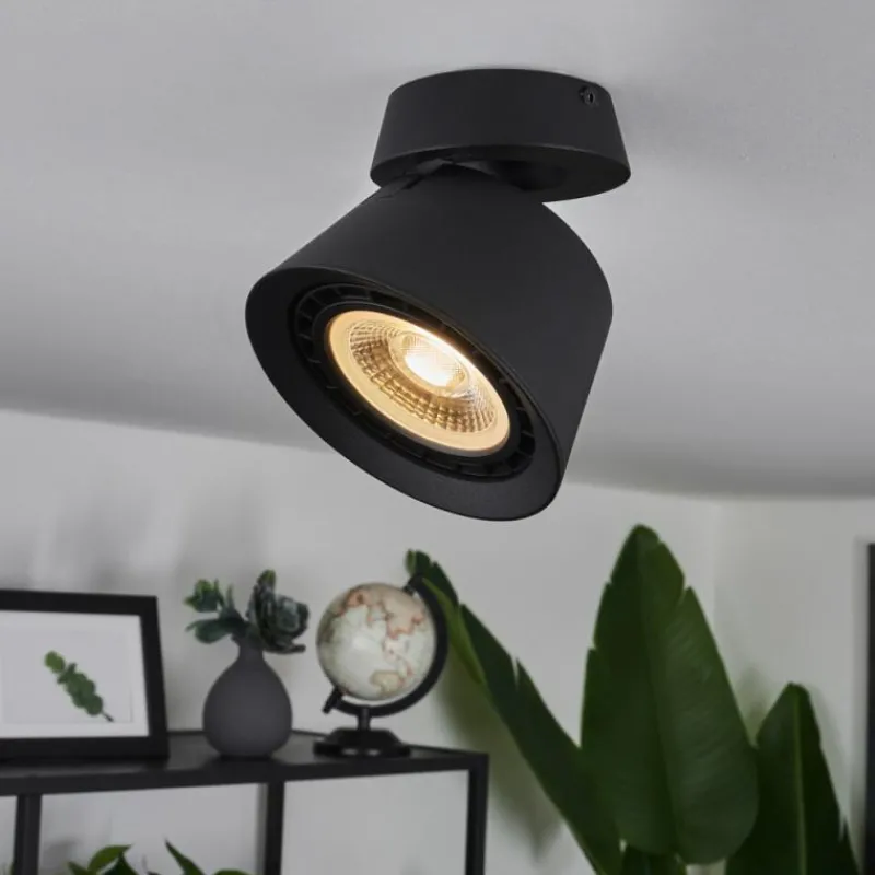 hofstein Plafonnier Especiosa Noir, 1 lumière