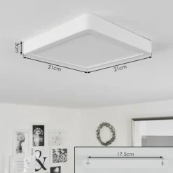 hofstein Plafonnier Finsrud LED Blanc, 1 lumière