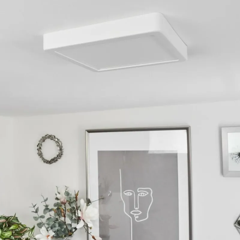 hofstein Plafonnier Finsrud LED Blanc, 1 lumière