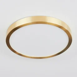 Lampes Dorées-hofstein Plafonnier Finsrud LED Or, 1 lumière