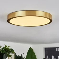 Lampes Dorées-hofstein Plafonnier Finsrud LED Or, 1 lumière