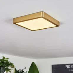 Lampes Dorées-hofstein Plafonnier Finsrud LED Or, 1 lumière