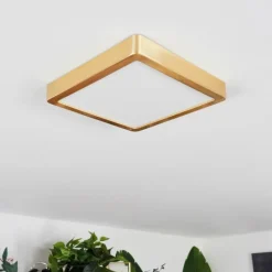 Lampes Dorées-hofstein Plafonnier Finsrud LED Or, 1 lumière